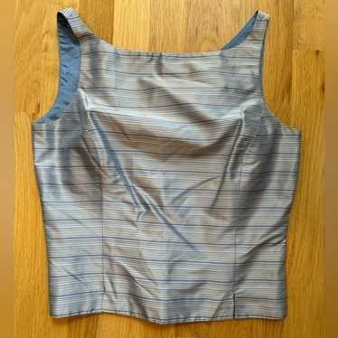 Adorable Y2K 100% silk cropped tank top. Size 4.