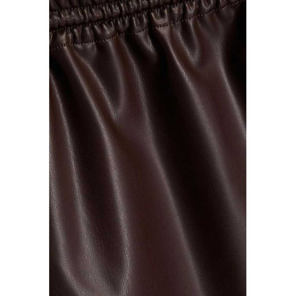 Theory Vegan leather mini skirt - image 5