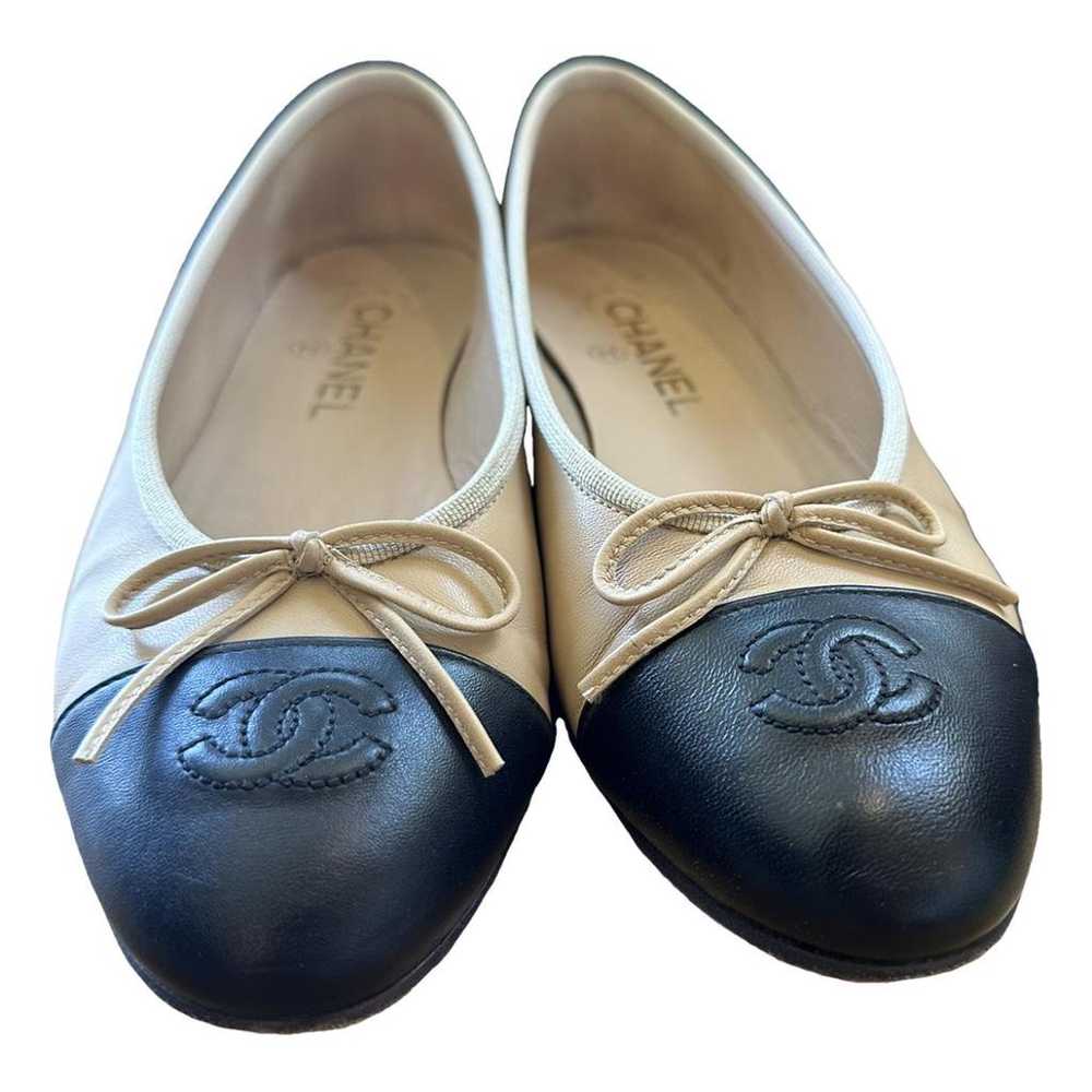 Chanel Leather ballet flats - image 1