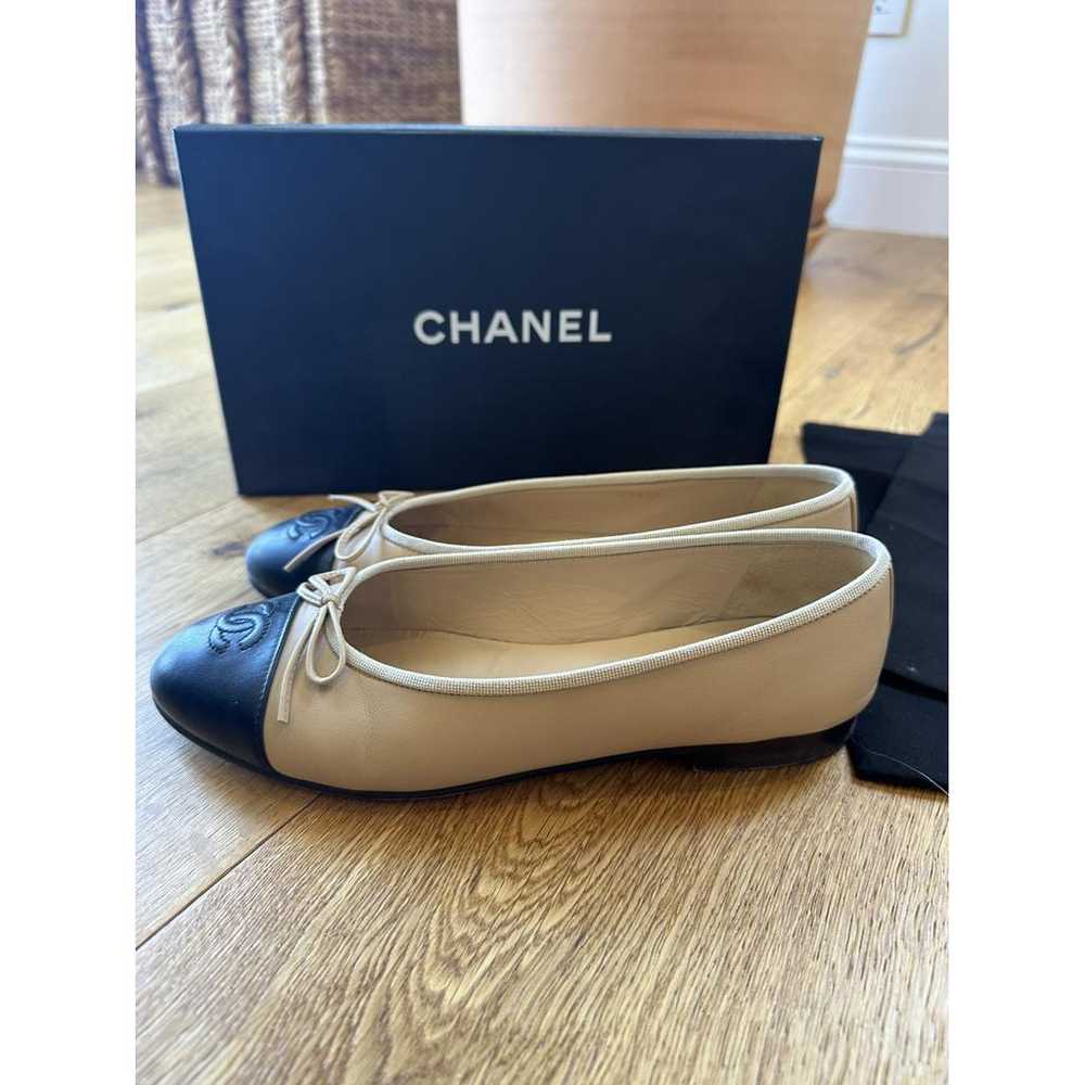 Chanel Leather ballet flats - image 3