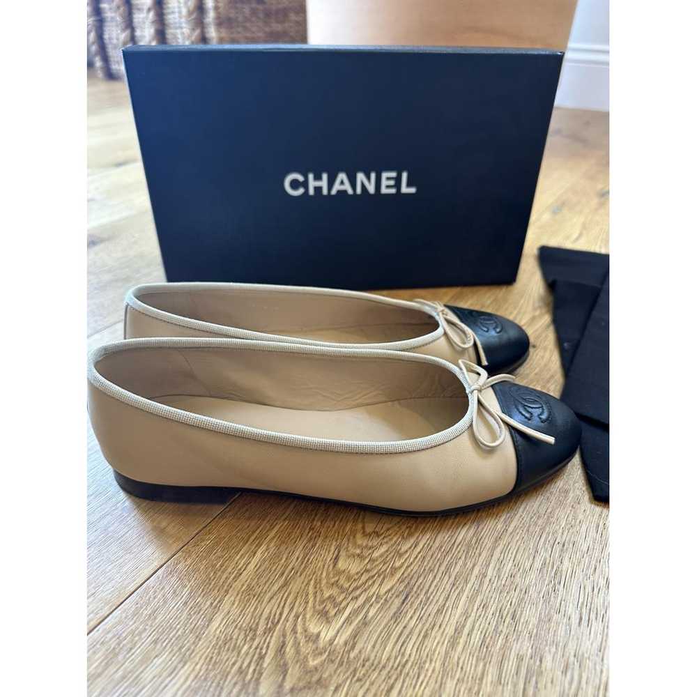 Chanel Leather ballet flats - image 4