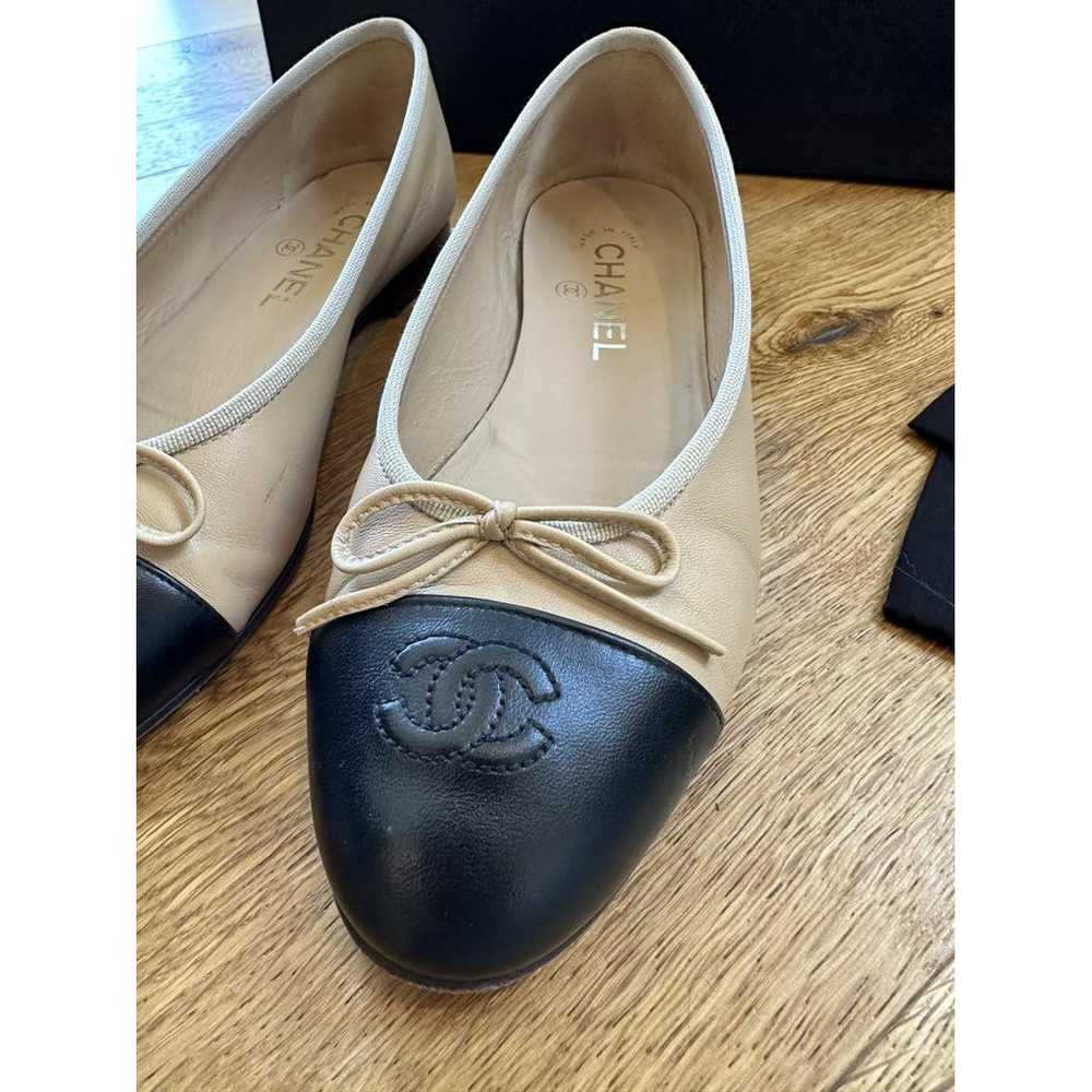 Chanel Leather ballet flats - image 7