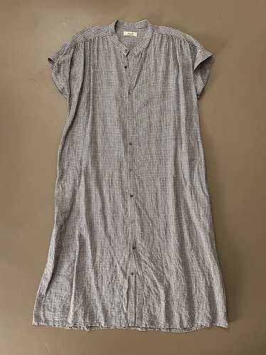 Ichi Antiquités Check Linen Washer Shirtdress (One