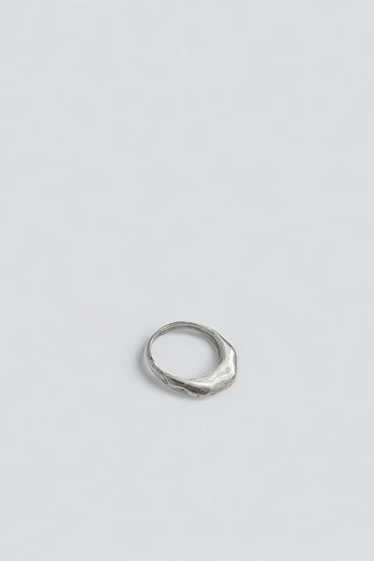 Hammered Dome Ring - Sterling Silver