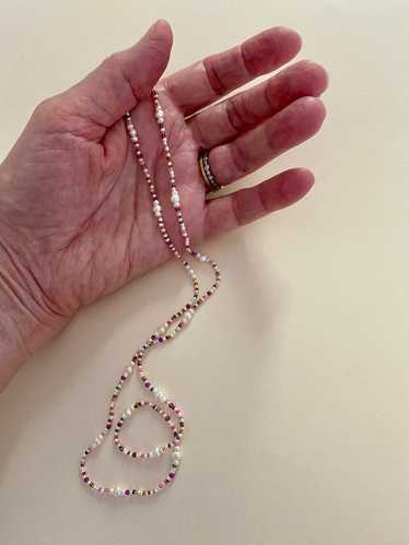 Handmade Pearl and bead necklace | Used, Secondha… - image 1