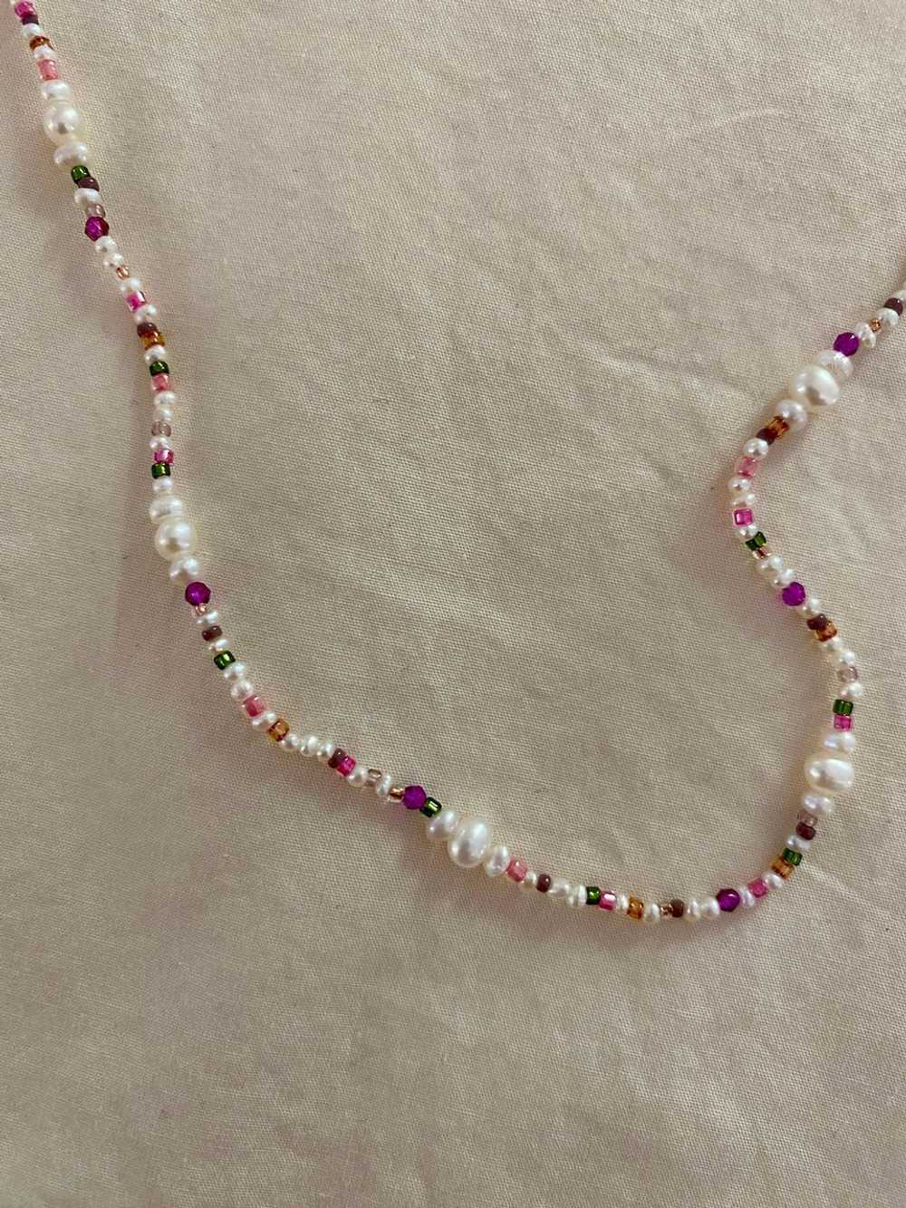 Handmade Pearl and bead necklace | Used, Secondha… - image 6