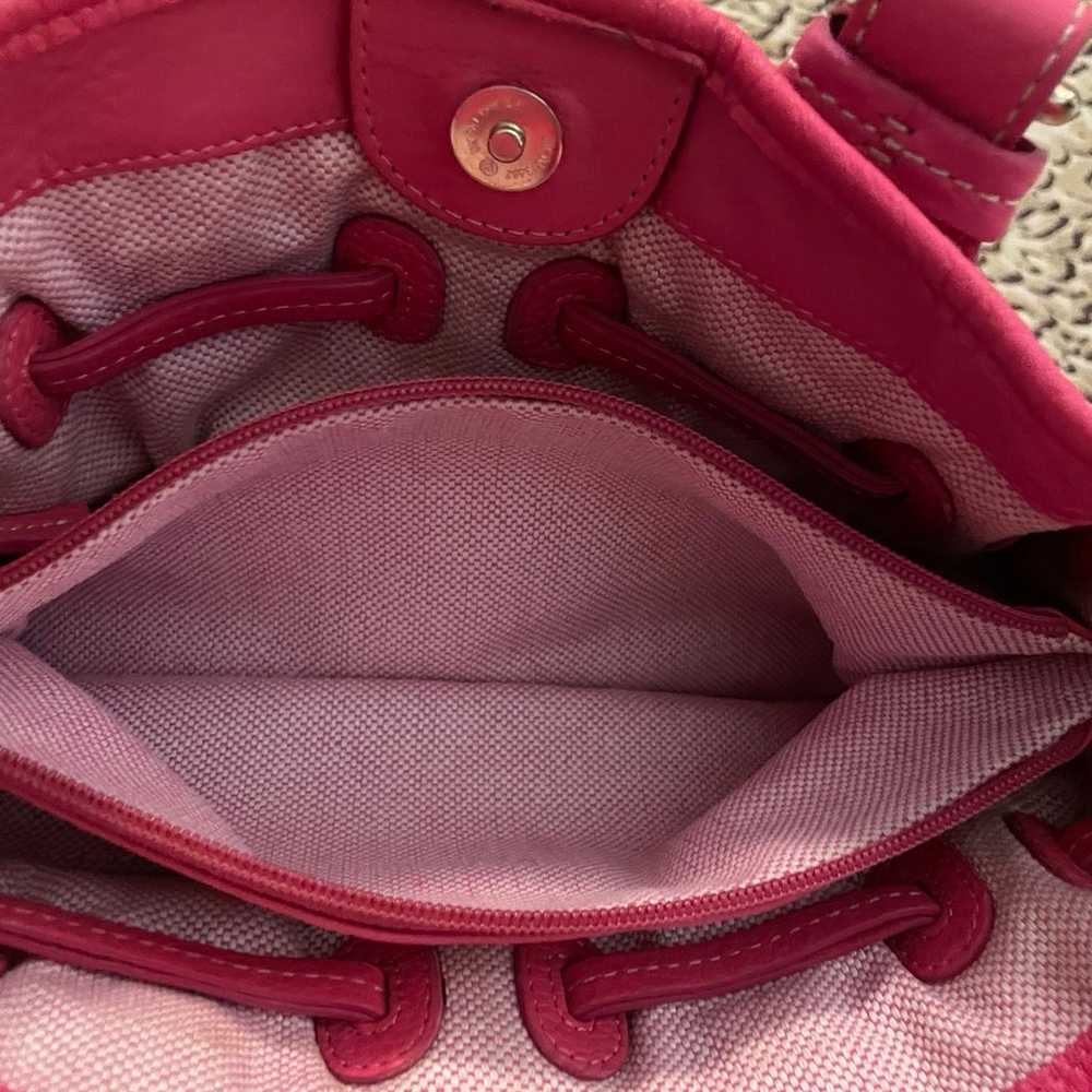 Dooney & Bourke Vintage Fushia Small Chiara Shoul… - image 9