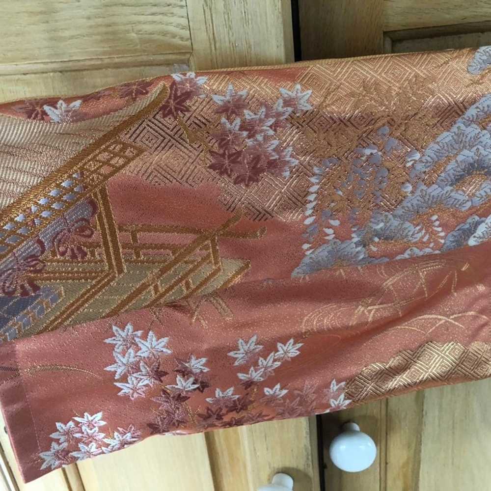 Kimono VTGE PINK ORIBE JAPANESE PURSE - image 4