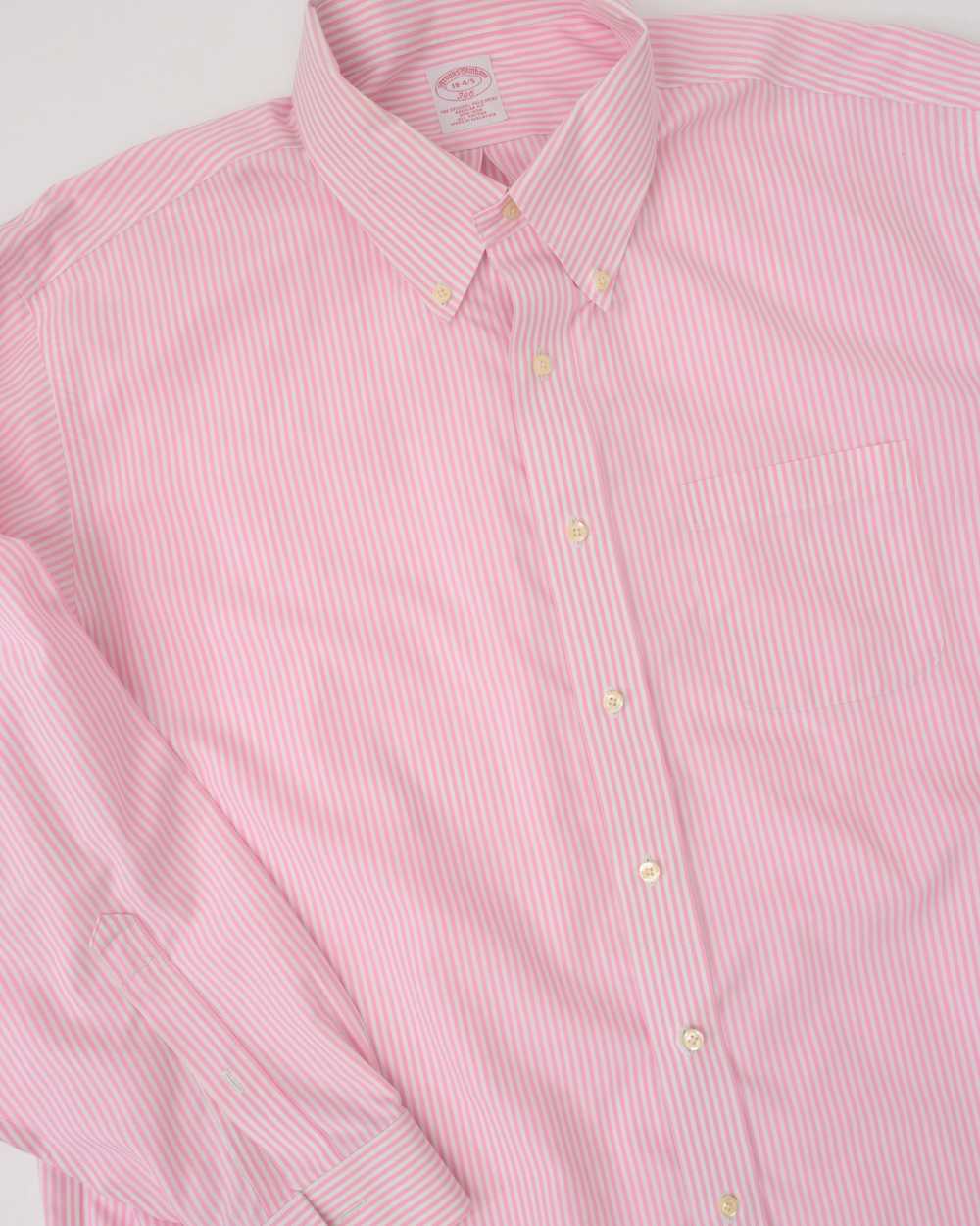 Vintage Pink + White Striped Boyfriend Shirt (S-L) - image 6