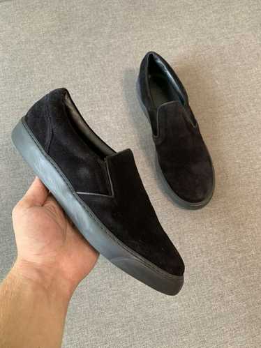 Moncler Moncler Black Suede Slip-On low top Sneake