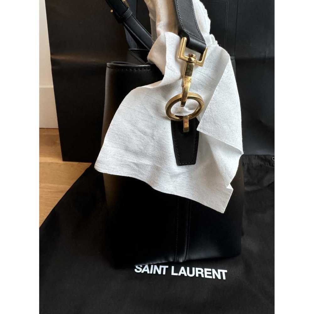 Saint Laurent Le 37 leather tote - image 6