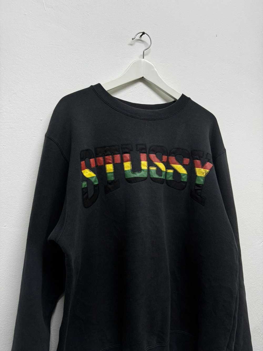 Rare × Stussy × Vintage Vintage 90s Stussy Rasta … - image 1