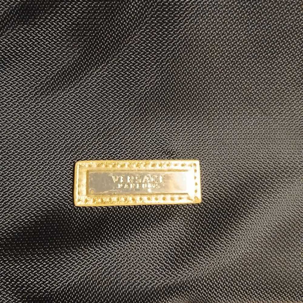 Vintage Versace Parfums tote bag black shopper tr… - image 4