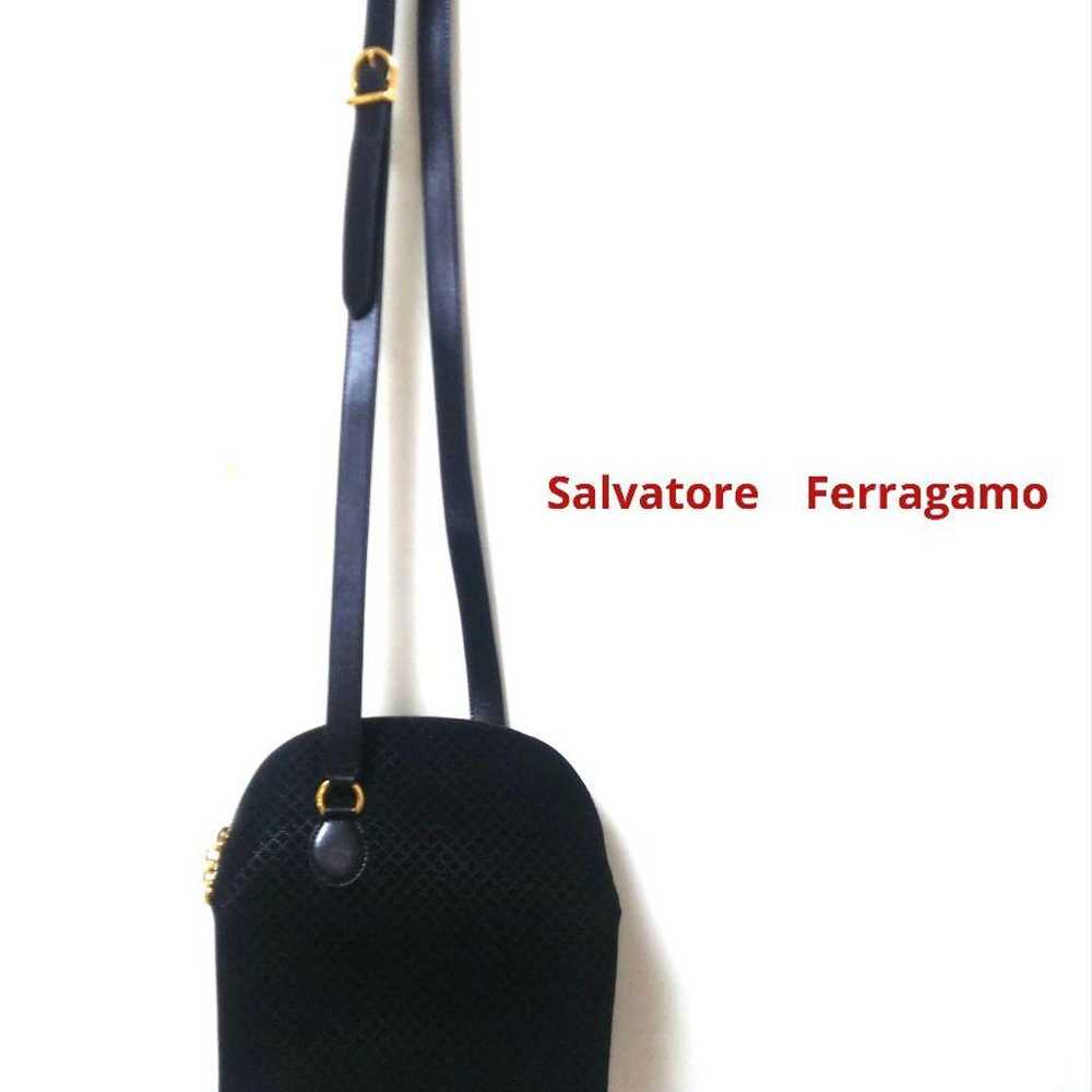 Salvatore Ferragamo Vintage Leather Shoulder Bag - image 1