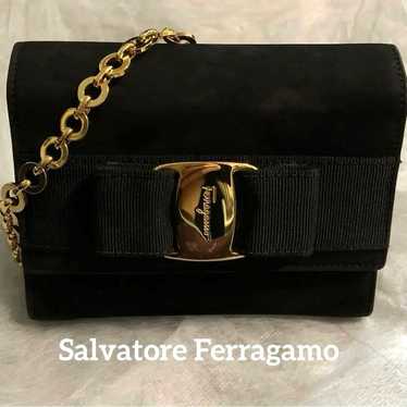 Salvatore Ferragamo 2way shoulder bag Vara chain