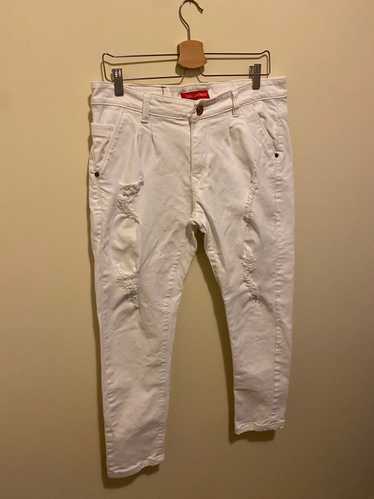 Dsquared2 DsQuared Russian Cowboy Denim White Rip… - image 1