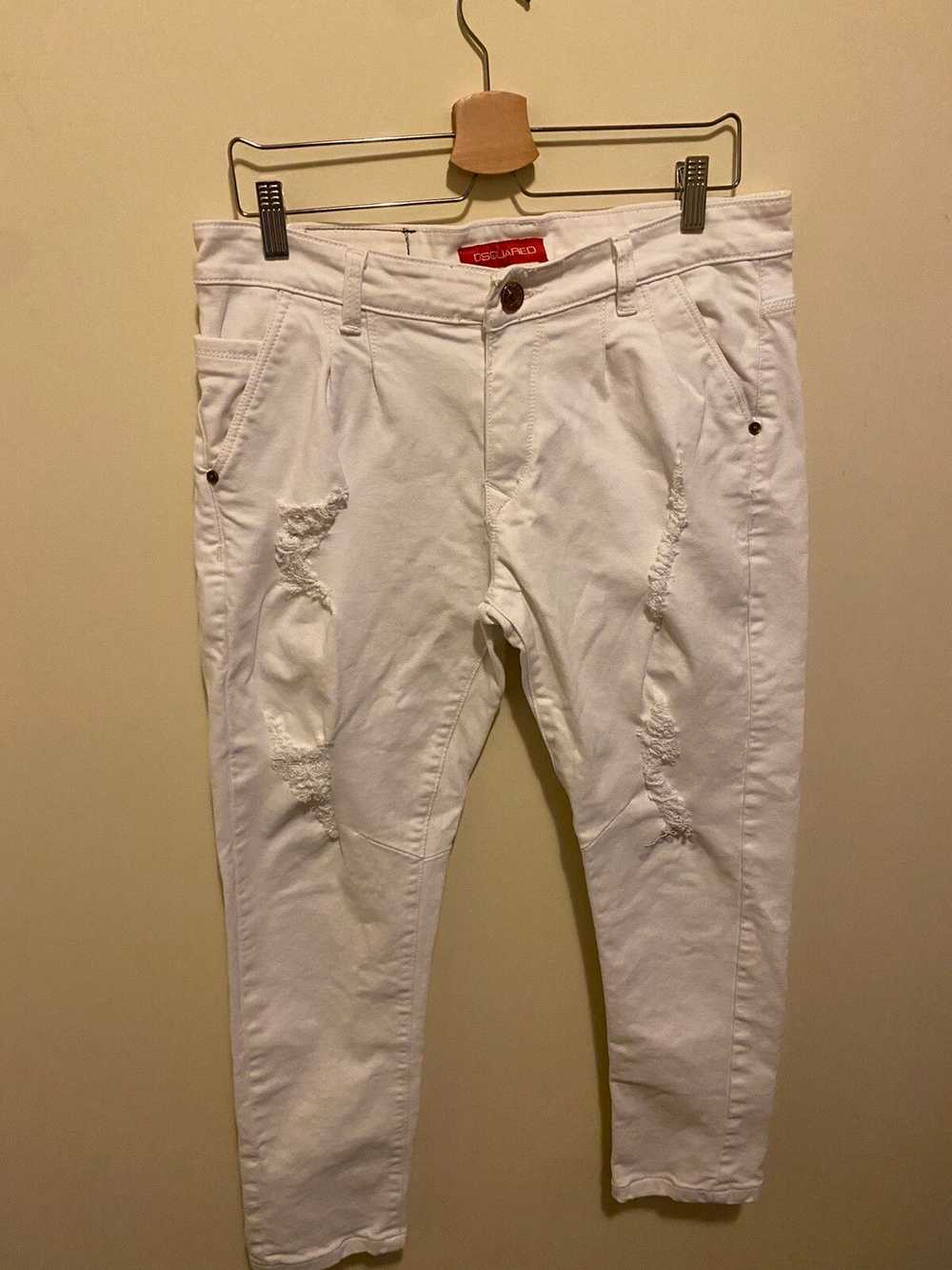 Dsquared2 DsQuared Russian Cowboy Denim White Rip… - image 7