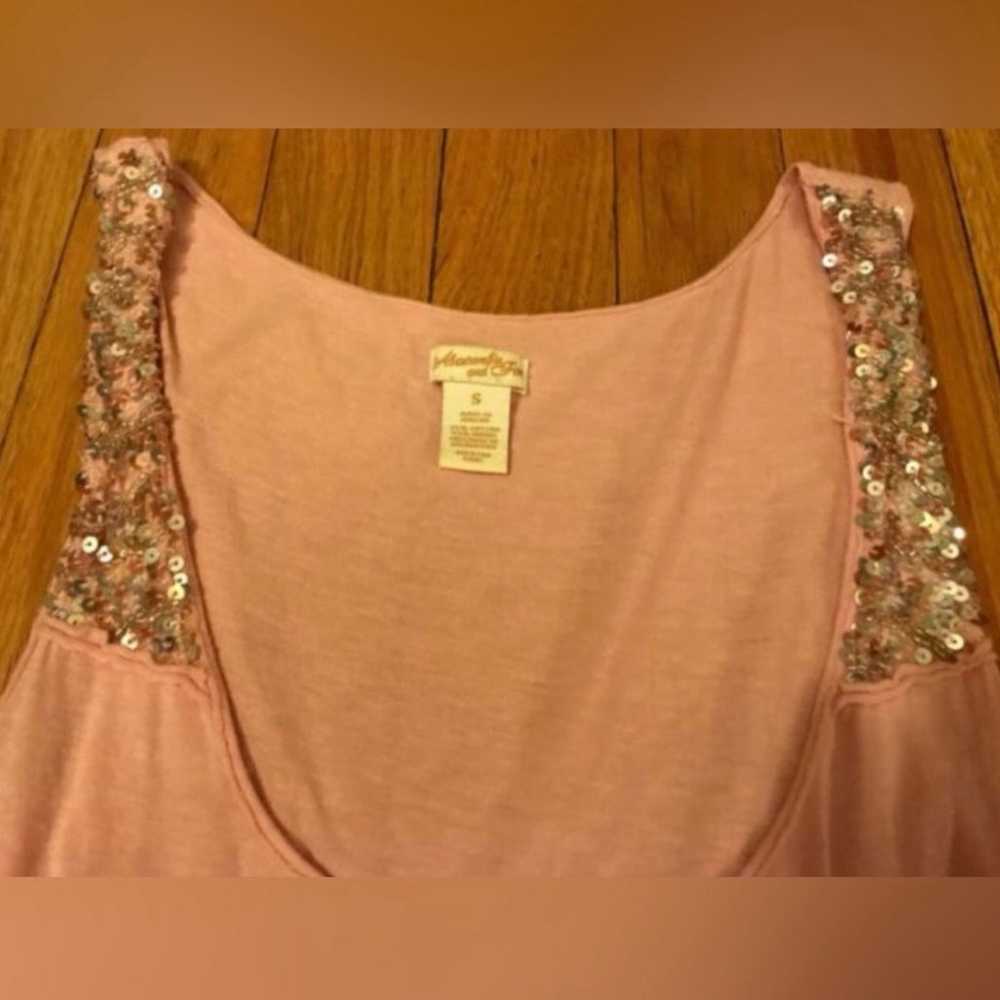 Abercrombie & Fitch A&F Vintage RARE Pink Sequin … - image 2