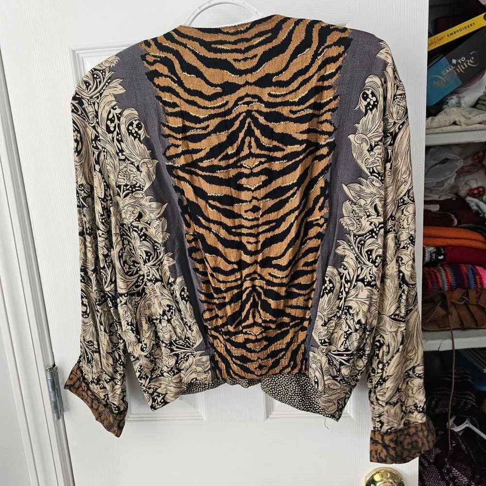 Carole Little Women's Black and Brown Blouse - image 8