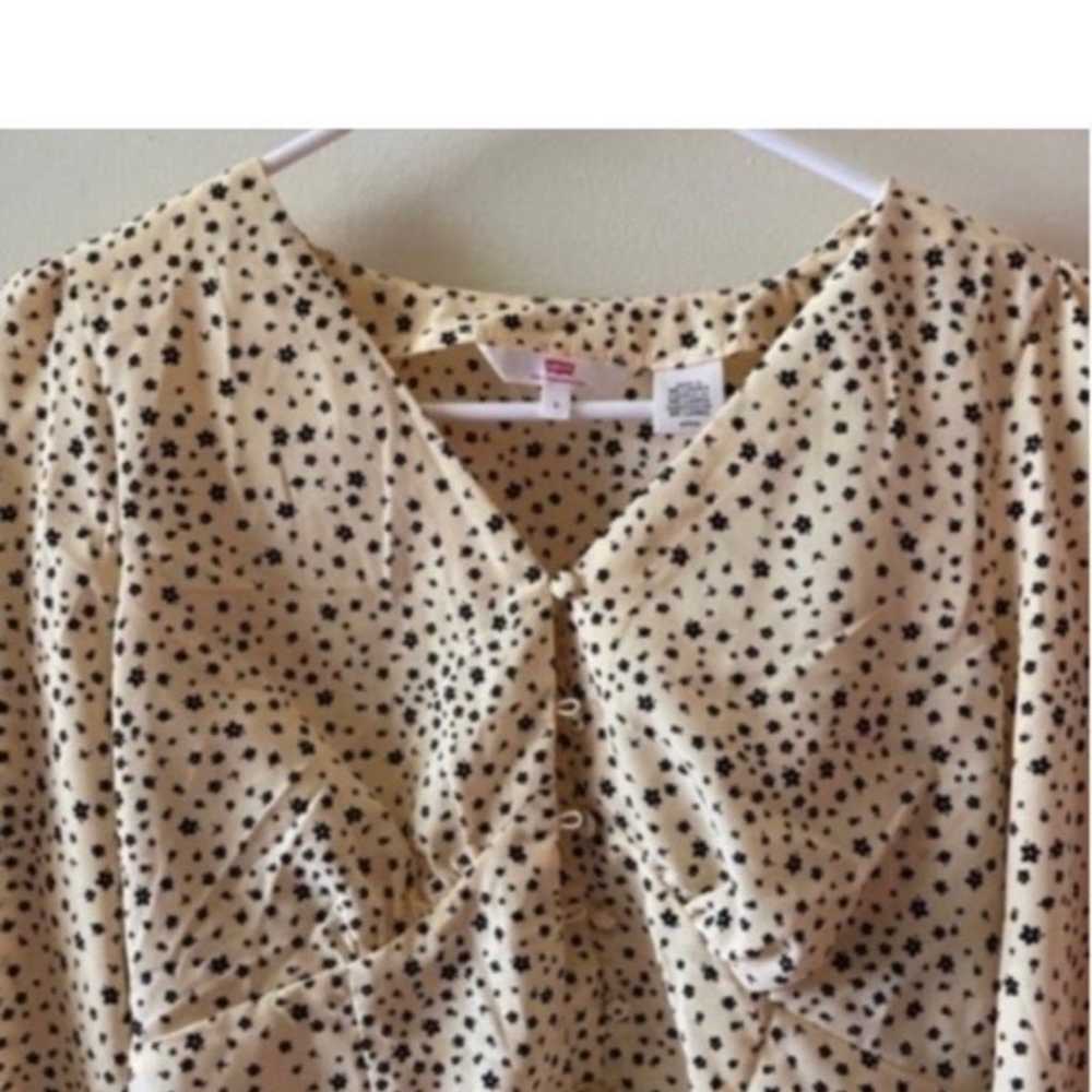 Blouse LEVI with tiny buttons and flowers NEW siz… - image 5