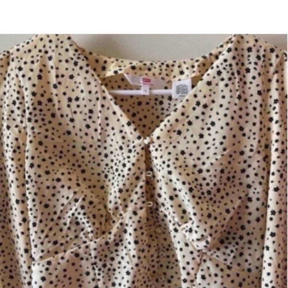 Blouse LEVI with tiny buttons and flowers NEW siz… - image 8