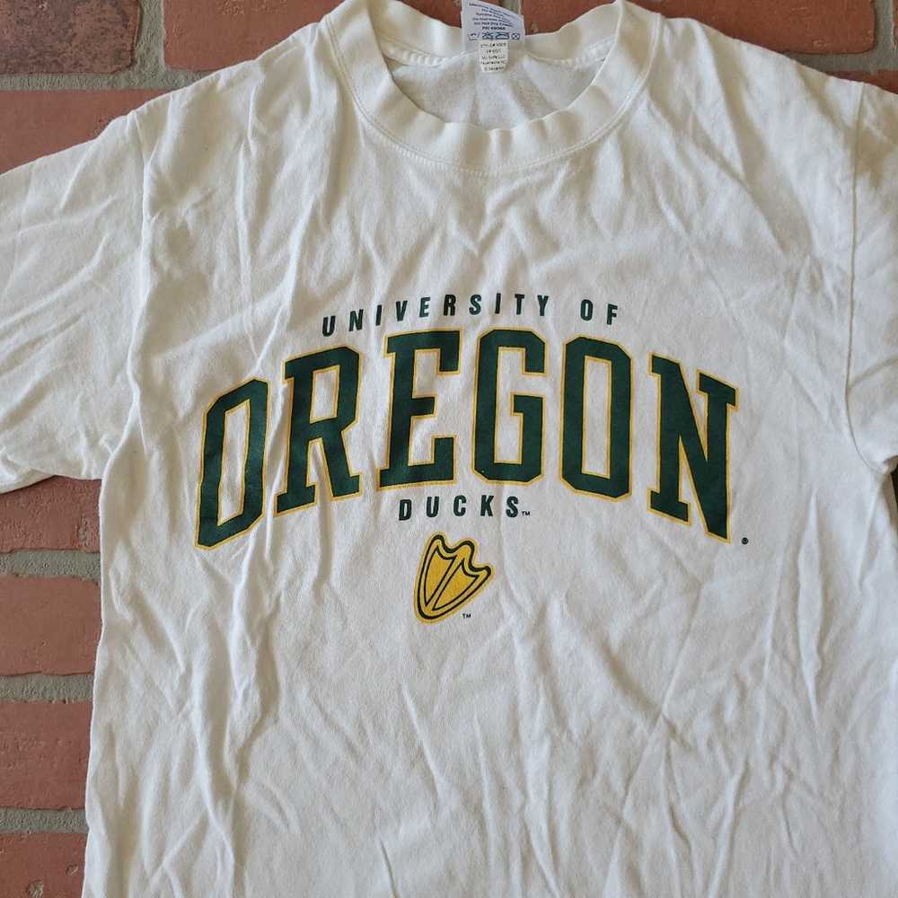 Vintage Oregon Ducks Campus T-Shirt Size Small - image 2