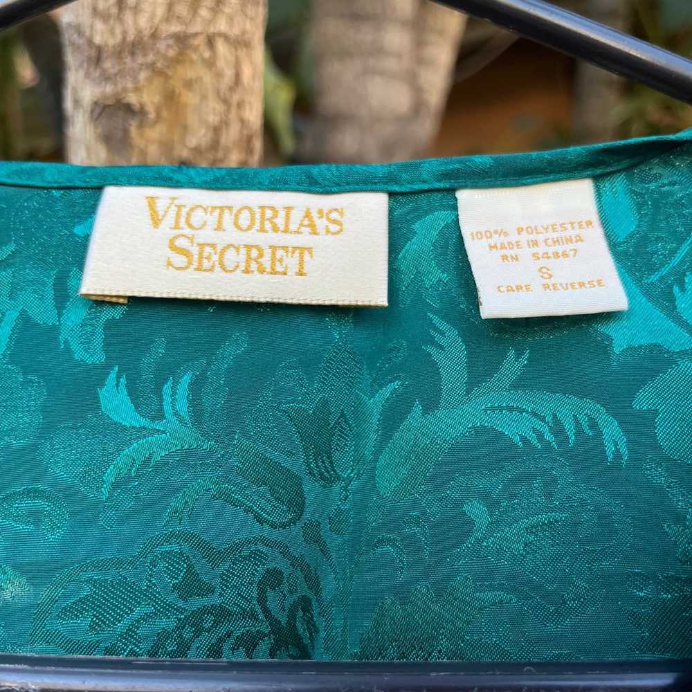 Vintage Victoria’s Secret gold label green top! - image 4