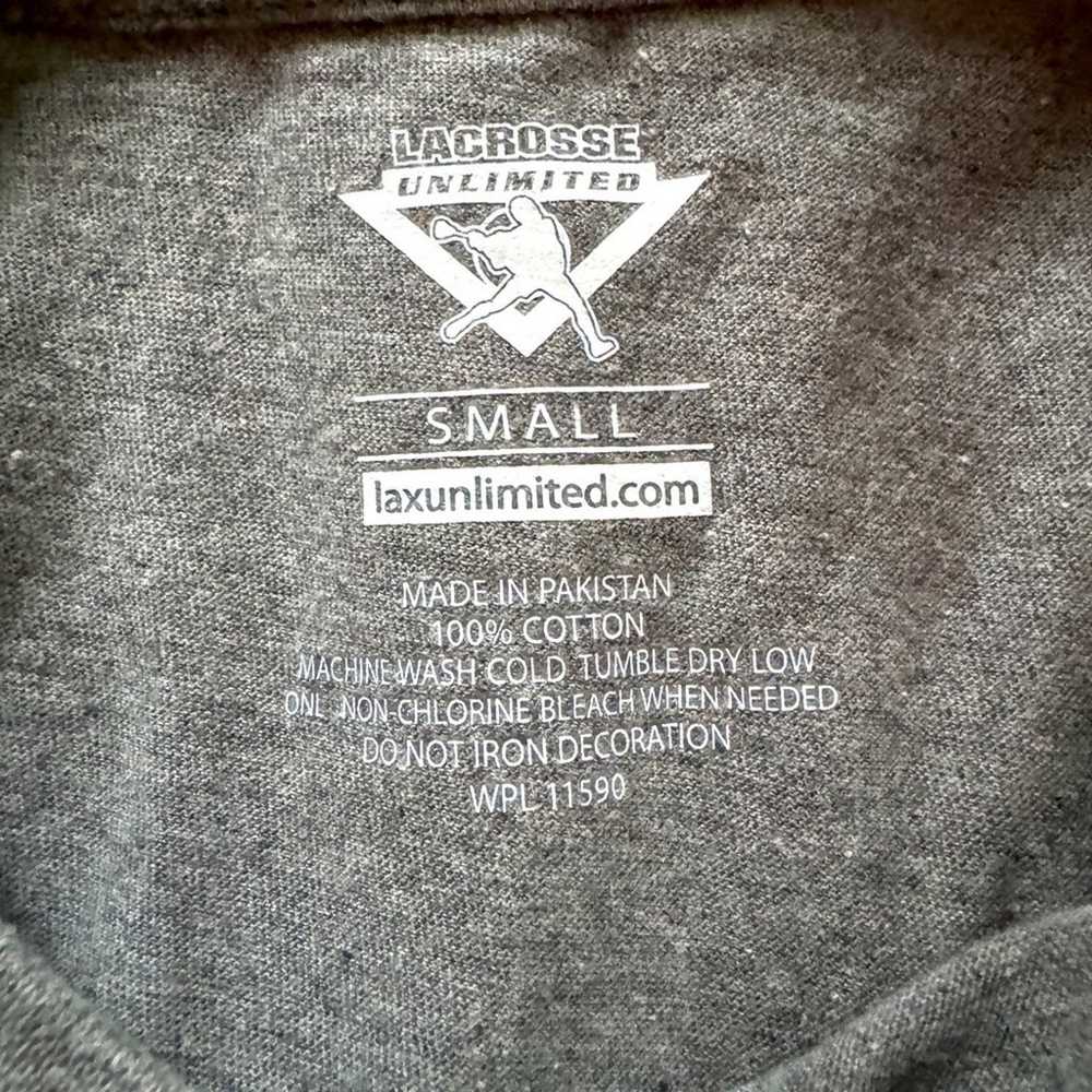 Vintage Lacrosse Unlimited mid weight  gray long … - image 3