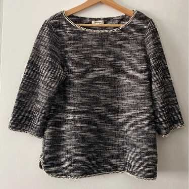 Max Studio - knit tweed top