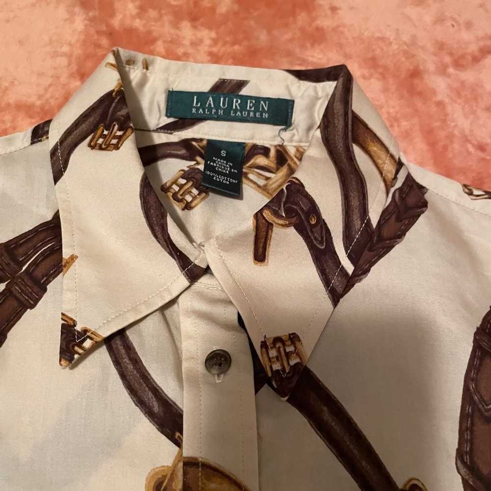 Vintage Lauren Ralph Lauren equestrian shirt - image 2