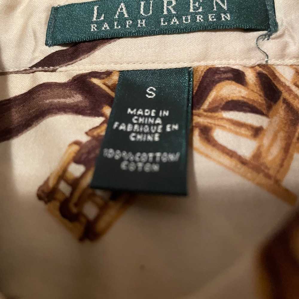 Vintage Lauren Ralph Lauren equestrian shirt - image 8