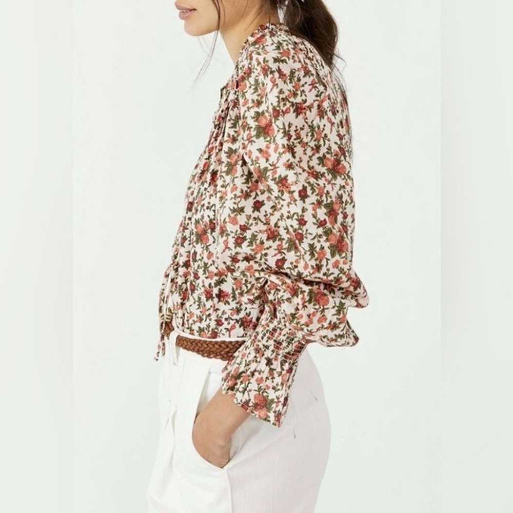 FREE PEOPLE • Meant To Be Blouse in Vintage Combo - image 3