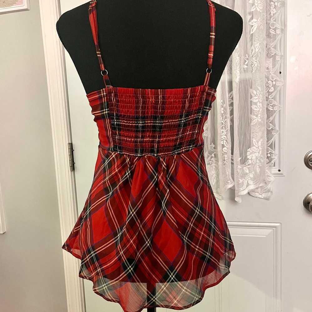 plaid babydoll top - image 3