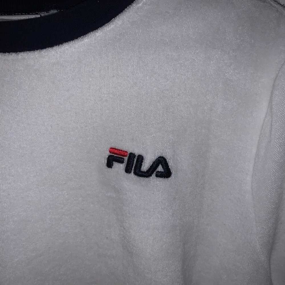 FILA cropped terry cloth T Shirt - image 5