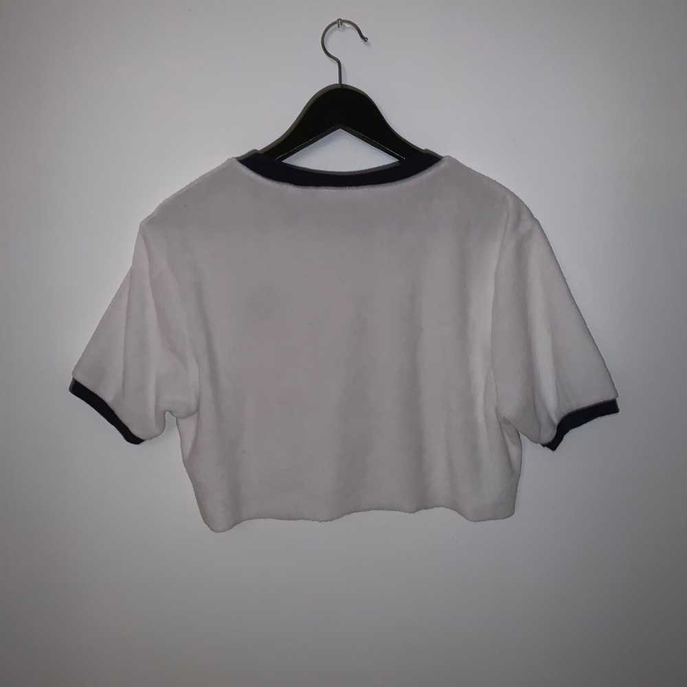 FILA cropped terry cloth T Shirt - image 6