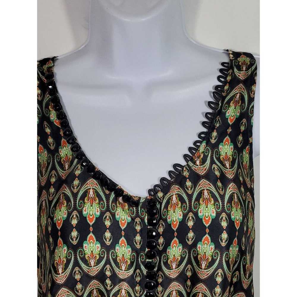 Sundance Small Silk Boho Sleeveless Racerback Pai… - image 2