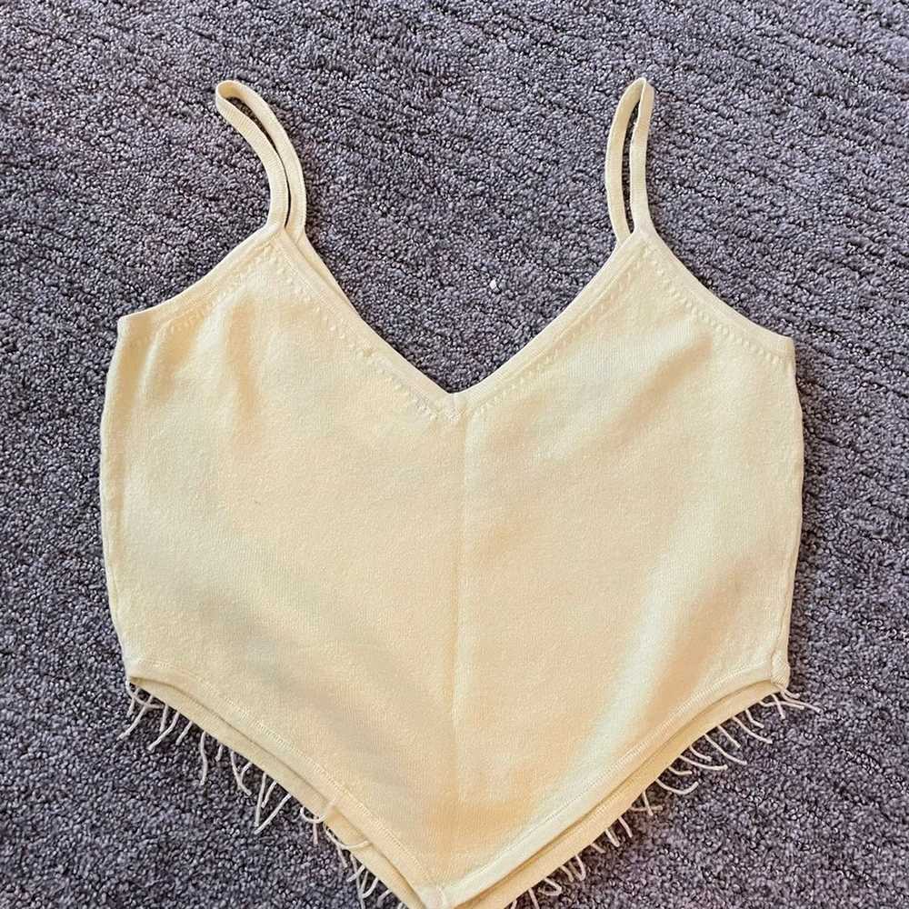 y2k yellow top - image 2