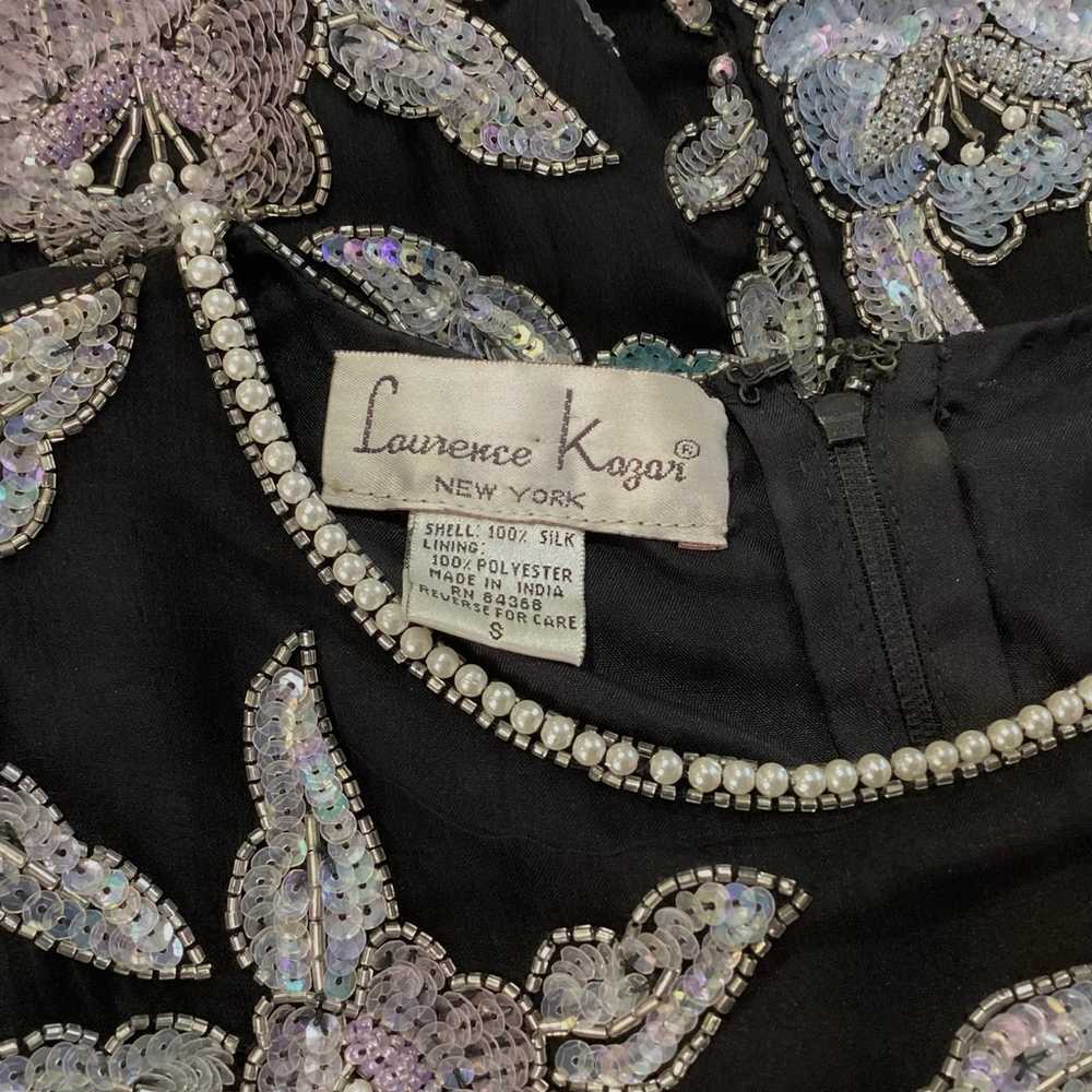 Vintage Laurence Kazar - beaded,sequin top -size-S - image 9