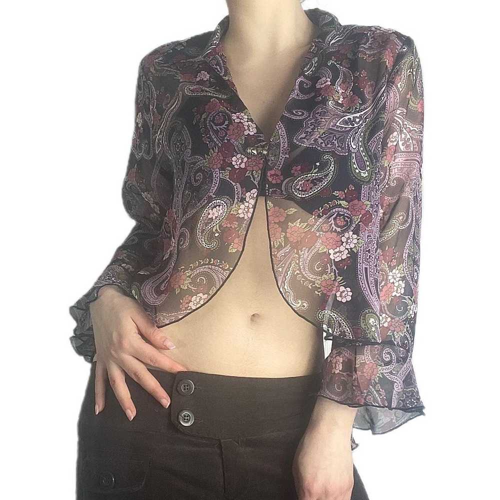 Vintage Paisley Blouse by Nicola - image 1