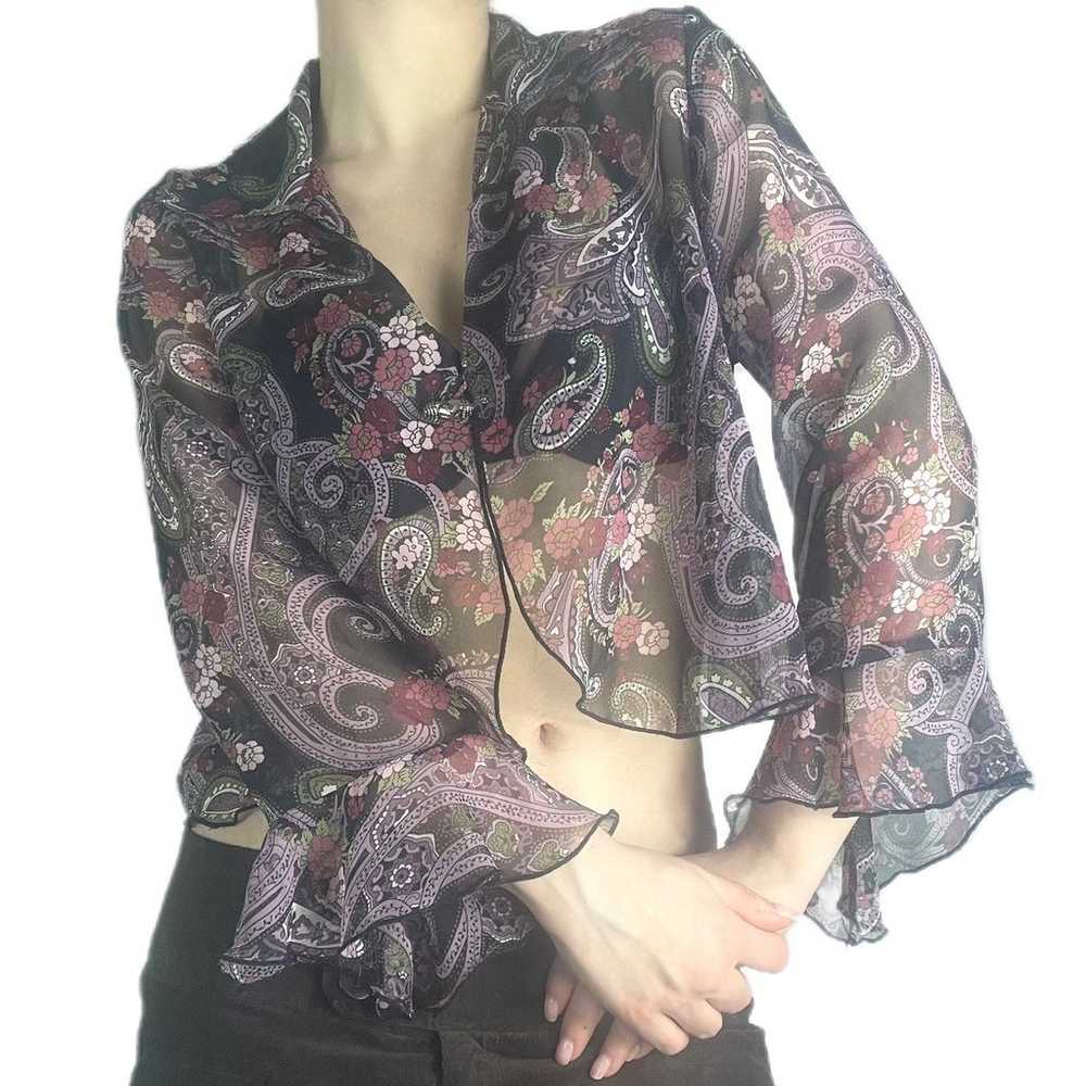 Vintage Paisley Blouse by Nicola - image 2