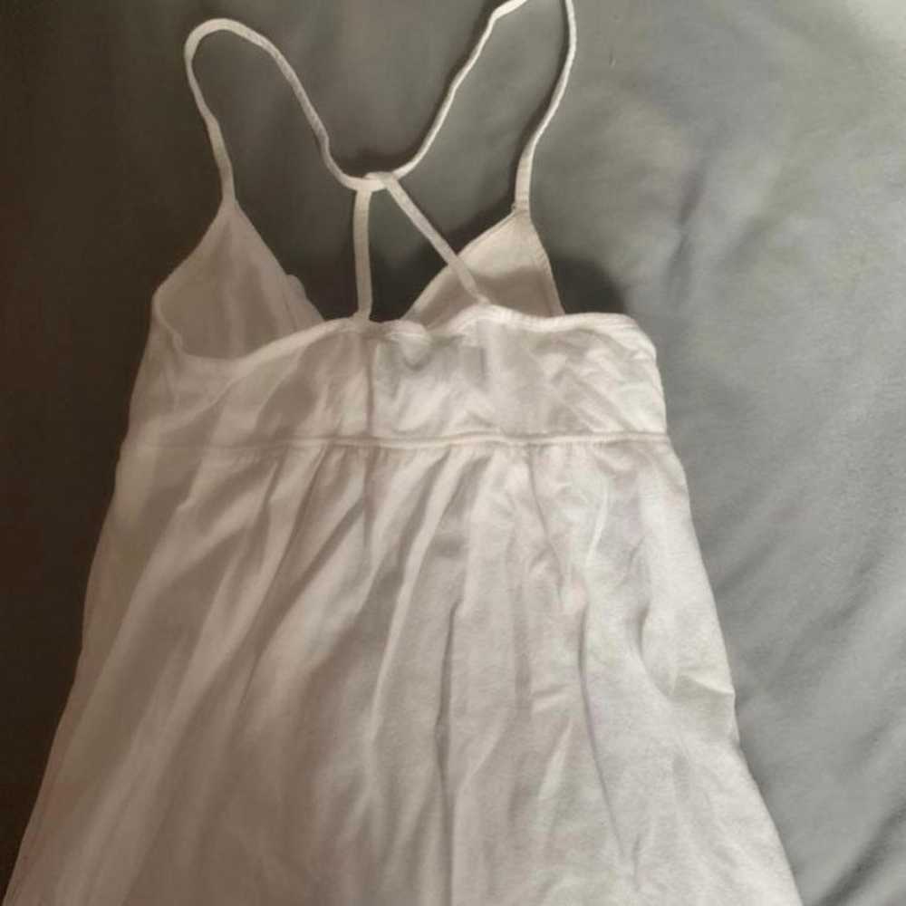 Abercrombie and Fitch white bow cami - image 2