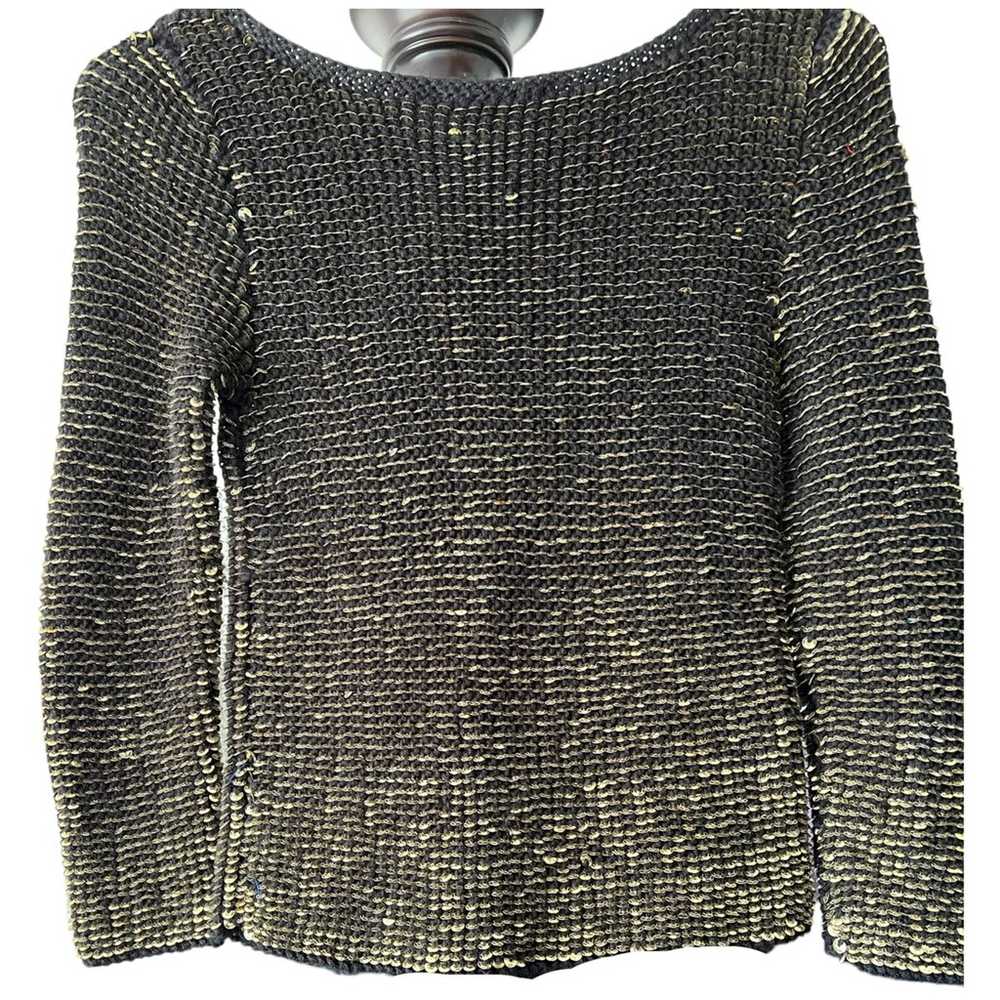 Vintage Alberto Makali Sweater Sz S Warm Rows of … - image 5