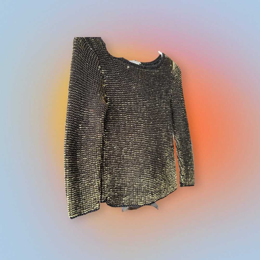 Vintage Alberto Makali Sweater Sz S Warm Rows of … - image 8