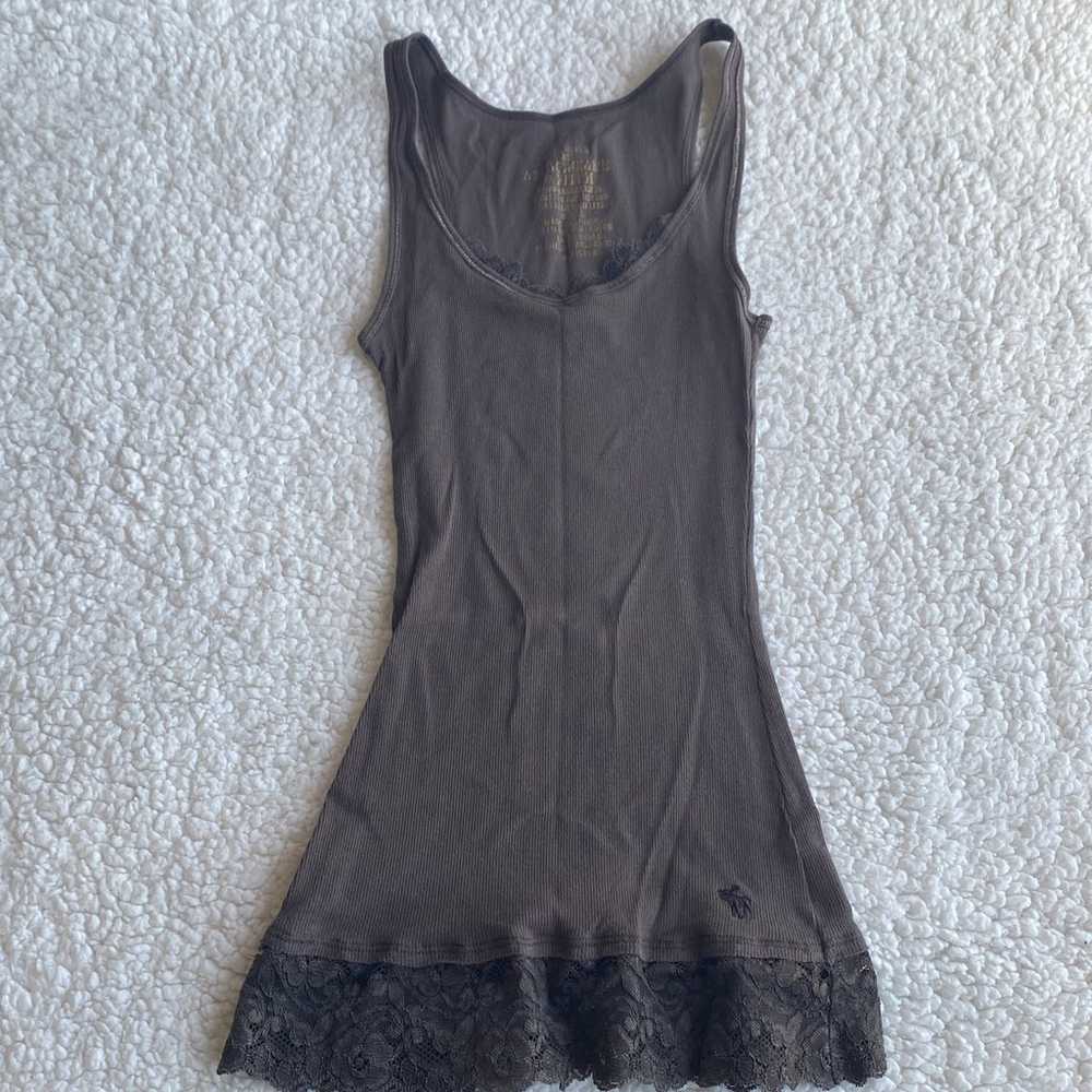 VINTAGE abercrombie and fitch lace cami tank top … - image 2