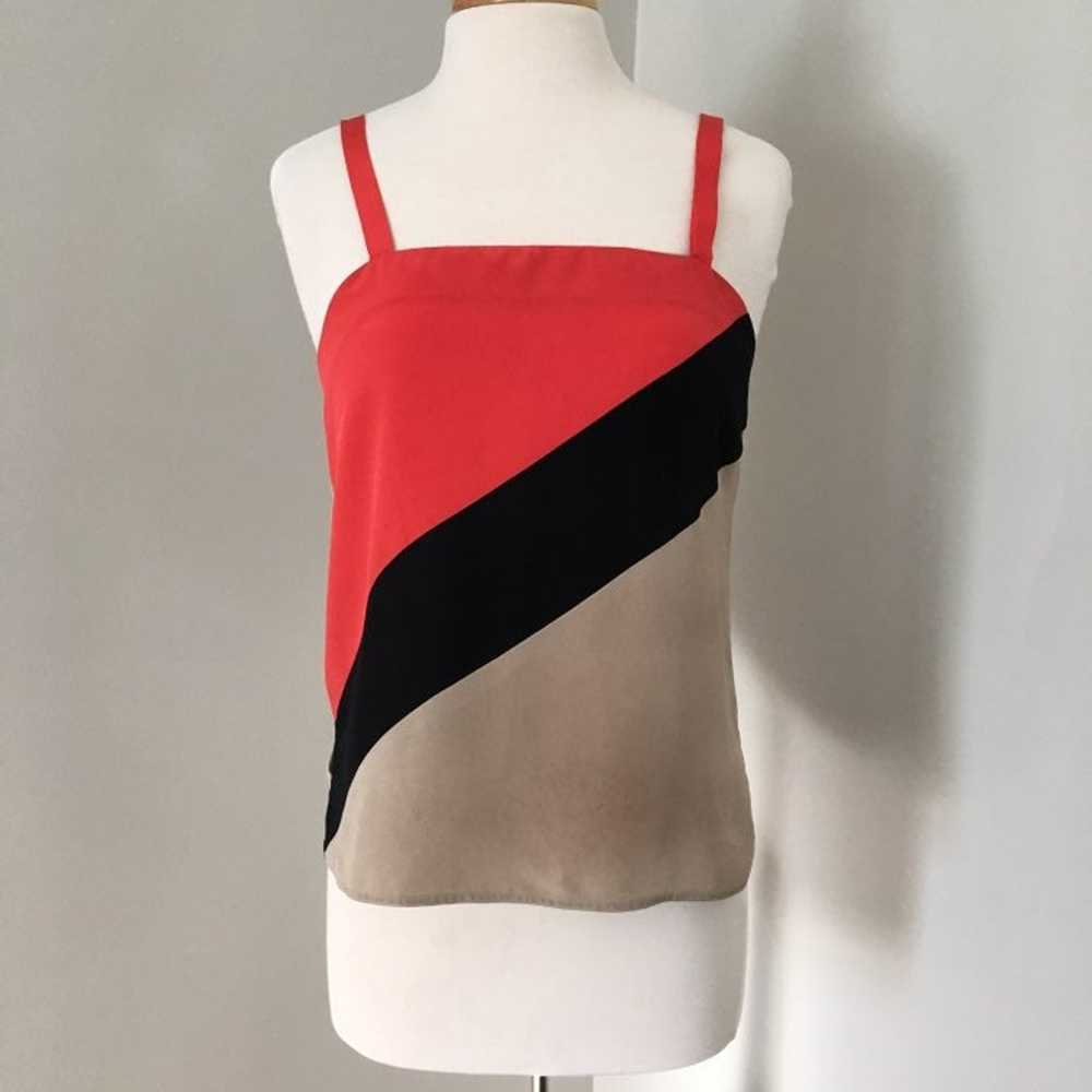 Vintage Square Neck Silk Tank - image 2