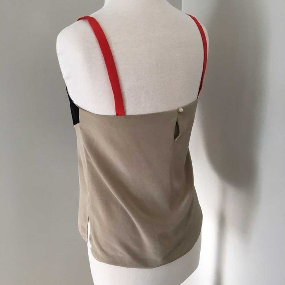 Vintage Square Neck Silk Tank - image 5