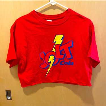 Vintage women’s size medium jolt cola crop top - image 1