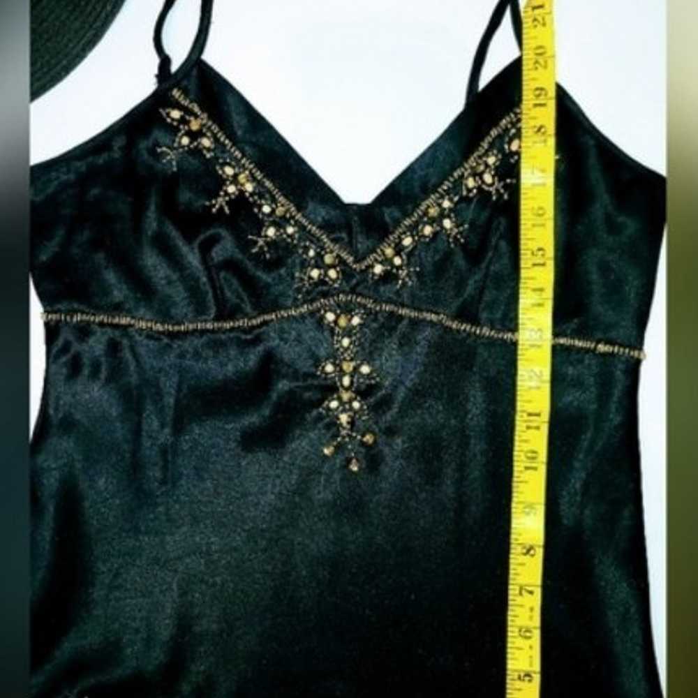 Vintage Y2k Black Embellished Cami (M) Wet Seal - image 4