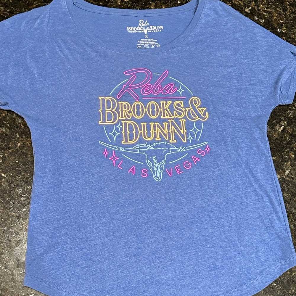 Reba Brooks & Dunn Las Vegas Concert T-Shirt - image 1