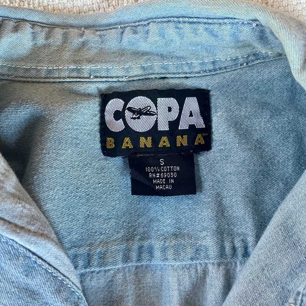 VINTAGE Copa Bana Jean Top - image 5